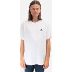 T-shirts & Tank Tops Converse Star Embroidered Star Chevron T-Shirt White