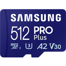 512gb sd card Samsung PRO Plus MicroSDXC UHS-I U3 V30 A2 130/180MB/s 512GB