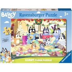 Floor Jigsaw Puzzles Ravensburger Bluey Christmas Special Edition 24 Pieces