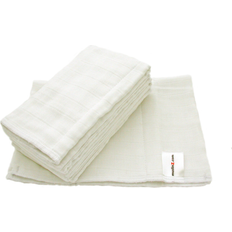 Cloth Diapers MuslinZ 6 Pcs Prefold White