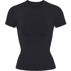 Nylon T-shirts SKIMS Soft Smoothing Seamless T-shirt - Onyx