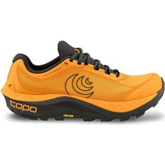 Topo Athletic MTN Racer Mango/Espresso Men's Shoes Yellow