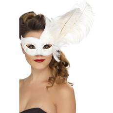 White Eye Masks Fancy Dress Smiffys Ornate Columbina Eyemask Fancy Dress
