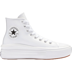 Converse Faux Leather Shoes Converse Chuck Taylor All Star Move Platform HIgh Top W - White/Black