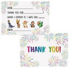 Better Office Thank You Cards with Envelopes, 4.25" x 6" Multicolor, 50/Pack 64632-50PK Multicolor