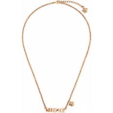 Metal Necklaces Versace Logo Chain - Gold