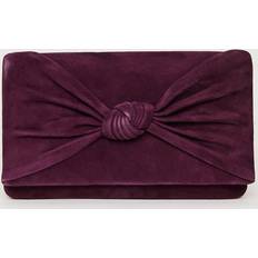 Purple Clutches Phase Eight Women's Knot Front Clutch Bag