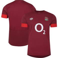 T-shirts & Tank Tops Umbro England Rugby Relaxed Fit Training Jersey Red Mens