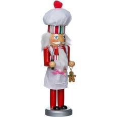 Brown Presses & Mashers Kurt Adler Rosy Red Baking Chef 10 Figurine Nutcracker
