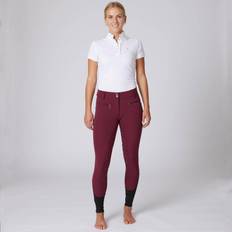 Horze Equestrian Trousers & Shorts Horze Melody High Waist Micro Silicone Full Seat Breeches