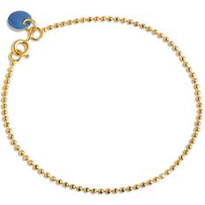 Matte - Women Bracelets ENAMEL Copenhagen Ball Chain Bracelet Cornflower Vergoldet-Silber Sterling 925 175
