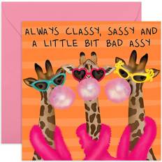 Cards & Invitations Always Classy, Sassy And A Little Bit Bad Assy Fun Birthday Card