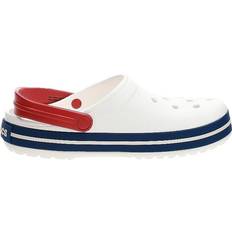 48 ½ Outdoor Slippers Crocs Crocband - White/Blue Jean