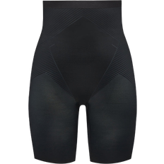 Black - Women Shapewear & Under Garments Spanx Thinstincts 2.0 High-Waisted Mid-Thigh Short - Very Black