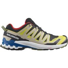 Men - Quick Lacing System Hiking Shoes Salomon XA Pro 3D V9 GTX M - Black/Buttercup/Lapis Blue
