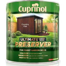 Cuprinol Brown - Outdoor Use - Wood Protection Paint Cuprinol Ultimate Garden Preserver Wood Protection Country Oak 4L