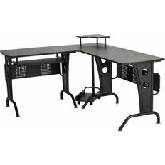 Homcom Ranworth Corner Gaming Desk-Black