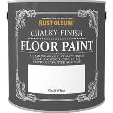 Rust-Oleum White Paint Rust-Oleum Chalky Finish Floor Paint Chalk White 2.5L