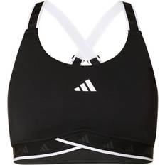 Adidas Bras adidas SPORTSWEAR Bustier mit Logo-Bund in Schwarz, Größe