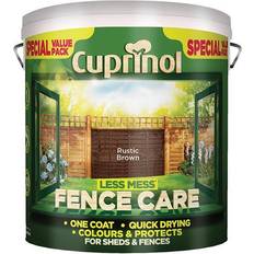 Cuprinol Brown - Outdoor Use - Wood Protection Paint Cuprinol Less Mess Fence Care Wood Protection Rustic Brown 6L
