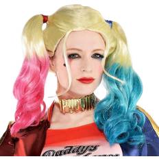 Multicolour Wigs Rubies Harley Quinn Wig