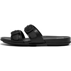 36 ½ Sandals Fitflop gracie slides all black