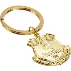 Gold Keychains Everton Crest Keyring Gold Plated