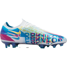 Multicoloured - Women Football Shoes Nike Phantom GT Elite Dynamic Fit 3D FG W - Chlorine Blue/Opti Yellow/White/Pink Blast