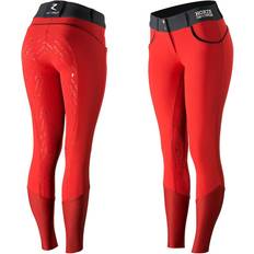 Horze Equestrian Trousers & Shorts Horze Nordic Performance Women's Silicone Full Seat Breeches Red 042 Women