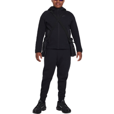 Nike tech fleece hoodie junior Nike Older Kid's Sportswear Tech Fleece Full-Zip Hoodie Extended Size - Black (FD3286-010)