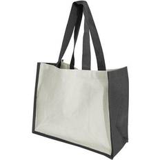Top Handle Fabric Tote Bags Westford Mill Printers Jute Cot Shopper Bag 21 Litres Pack of 2