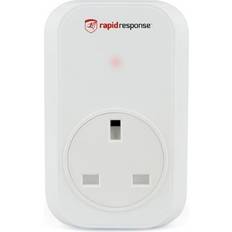 Lloytron RapidResponse [2-Pack] 1Kw Remote Controlled Sockets White