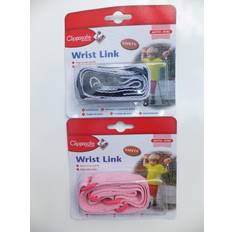 White Body Protection Clippasafe Wrist Link Pink
