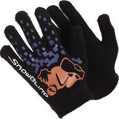 Universal Textiles Black Winter Magic Gloves With Rubber Print