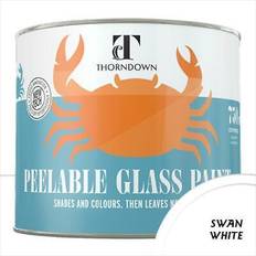 Glass Colours Thorndown Swan White Peelable Glass Paint 150ml