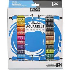 Pebeo Studio Aquarelle Watercolours 12ml 24 Pack