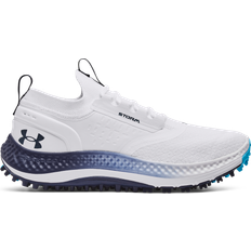 Men - White Hiking Shoes Under Armour Charged Phantom SL Spikeless Golf Shoes