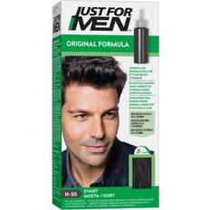Ammonia Free Semi-Permanent Hair Dyes Just For Men Hair Colour H-55 Real Black