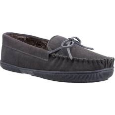 Slippers Hush Puppies ACE Mens Suede Slippers Grey: