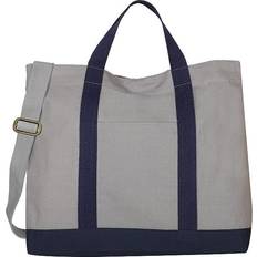 Shoulder Strap Fabric Tote Bags Eco Right Tote Bag - Grey