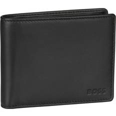 Hugo Boss Note Compartments Wallets Hugo Boss Asolo Leather Billfold Wallet with Logo Coin Pocket