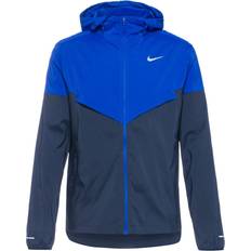 Nike Men - Outdoor Jackets - S Nike Windrunner Repel Men's Running Jacket - Game Royal/Obsidian