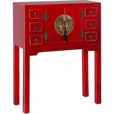 Red Console Tables BigBuy Home Konsol ORIENTE Konsolbord