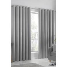 Blue Curtains & Accessories Fusion Strata Thermal Dimout Eyelet