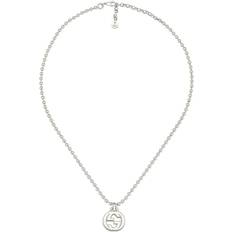 Beaded Chains Necklaces Gucci G Beaded Pendant - Silver