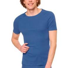 Sloggi Tops on sale Sloggi Men's Free Evolve O-Neck T-shirt - Blue