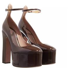 Brown Heels & Pumps Valentino Garavani Pumps & High Heels Tan Go 155 Leather Platforms brown Pumps & High Heels for ladies