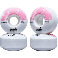 Pink Wheels Verb Dip 99A Skateboard Wheels 4-Pack 52mm Marbel Pink