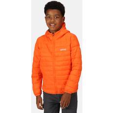 Orange Hoodies Children's Clothing Regatta Junior Hillpack Kids' Walking Hooded Jacket