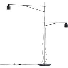 Karakter Awkward Black Floor Lamp 191cm